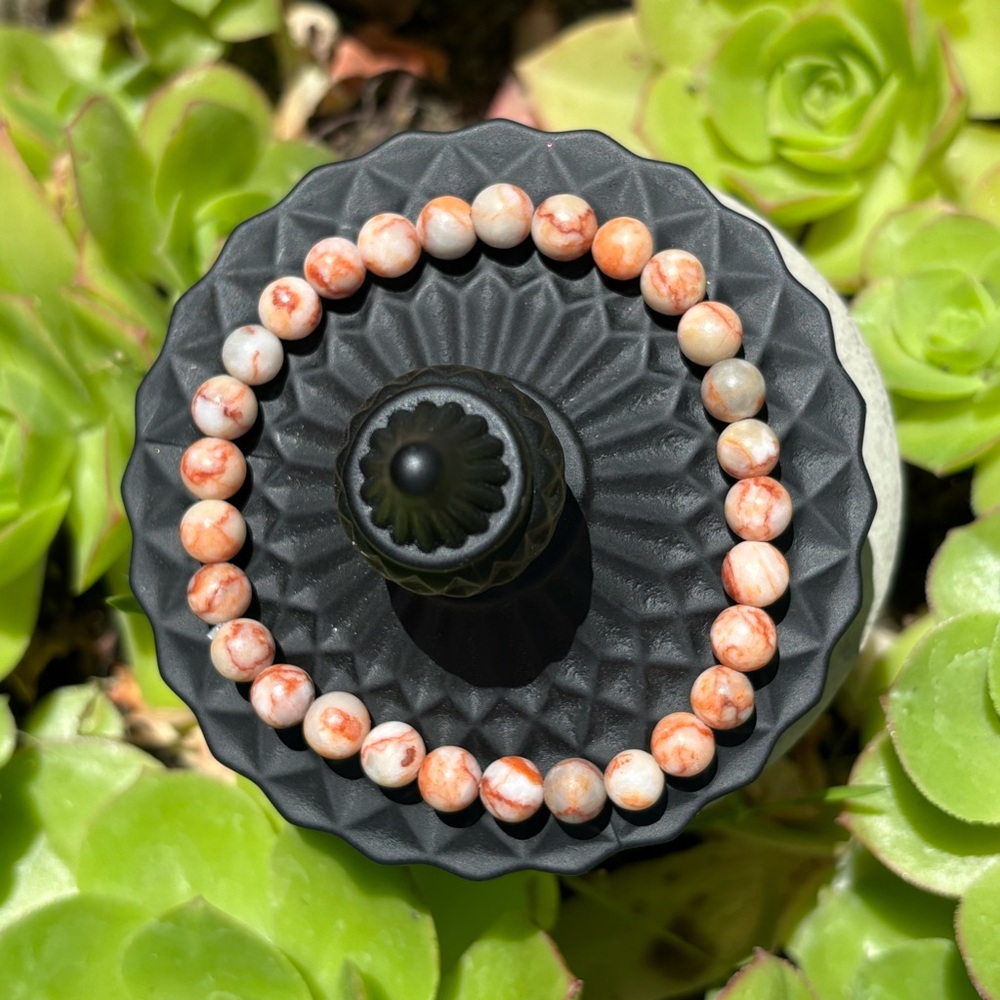 Red Network Jasper 6mm Bracelet 🦩